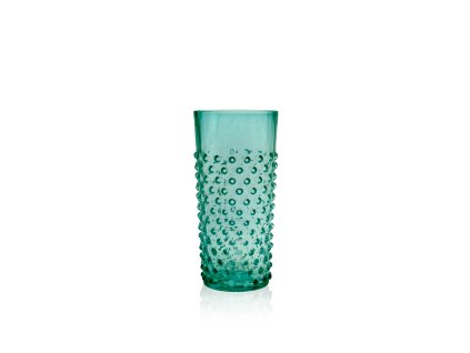 KLIMCHI Iridescnet Aquamarine Hobnail Tall Tumbler