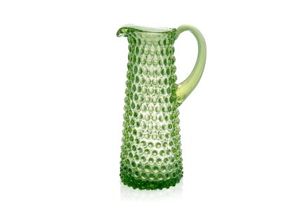 KLIMCHI Hobnail jug Tall Ireidescent Smoke