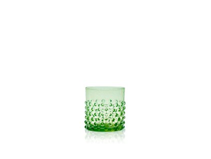 KLIMCHI Hobnail Whiskey Tumbler Iridescent Smoke