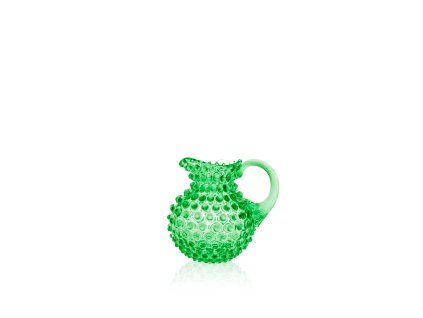 KLIMCHI Iridescent Green.Hobnail Jug Creamer.jpg