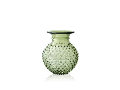 KLIMCHI Hobnail CollarVase Olive Green