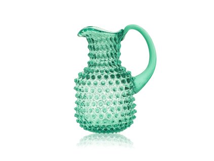 2872 beryl hobnail square jug