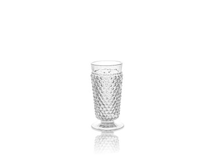3016 clear hobnail goblet set of 2