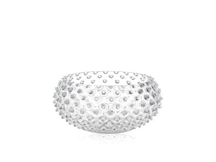 3379 3 clear hobnail large bowl