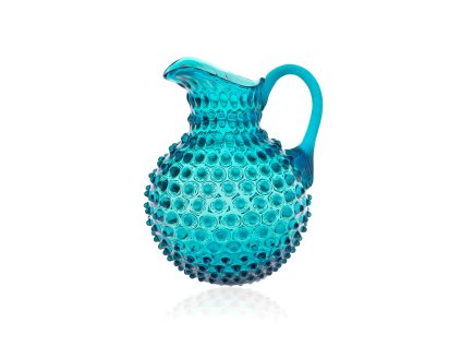 3562 3 aquamarine hobnail large jug 2l