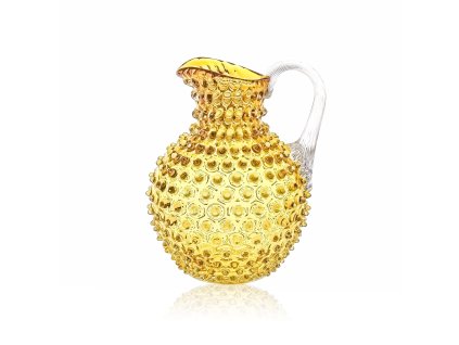3571 1 underlay amber hobnail large jug 2l