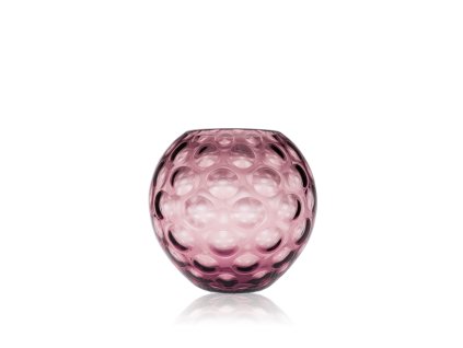 3921 violet kugel round vase