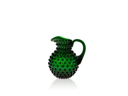 5424 dark green hobnail jug 1l