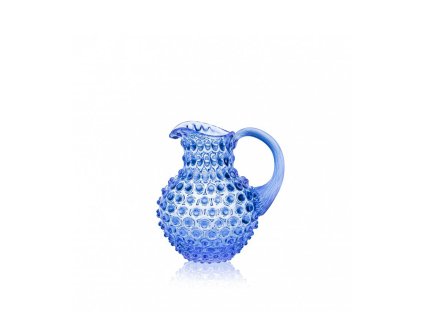 5475 light blue hobnail jug 1l