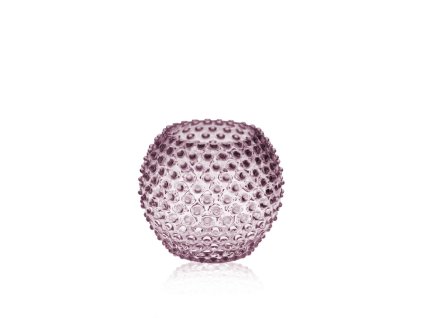 5628 underlay violet hobnail round vase
