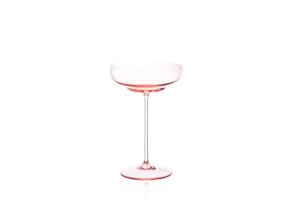 6246 1 shadows coupe glass in suede pink set of 2