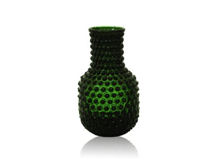 6621 dark green hobnail carafe