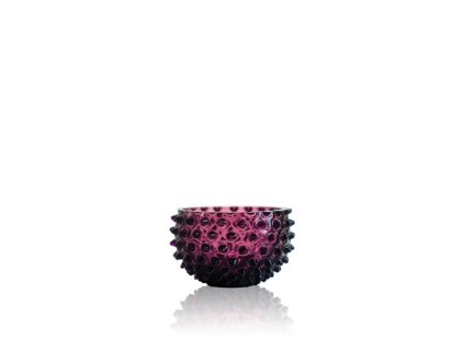 violet hobnail small bowl