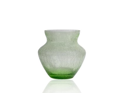 9348 frosty dahlia vase light green