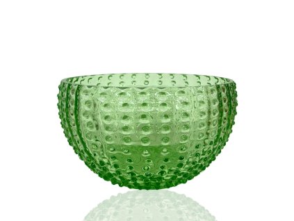 9543 hobnail large bowl 24 cm light green