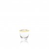 3100 shadows golden lux espresso glass cup set of 2