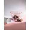 3157 1 shadows large bowl in suede pink