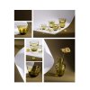 3181 2 shadows drinking glass in bonsai green set of 2
