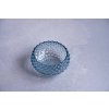 3376 6 underlay blue smoke hobnail large bowl