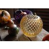 3529 2 underlay amber hobnail round vase