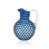 3544 3 underlay blue smoke hobnail large jug 2l