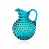 3562 3 aquamarine hobnail large jug 2l