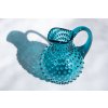 3562 4 aquamarine hobnail large jug 2l