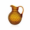 3568 amber hobnail large jug 2l