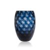 4020 royal blue kugel egg vase