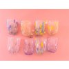 4233 6 big confetti tumbler flamingo set of 6