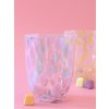 4245 2 big confetti tumbler rosa light blue set of 6