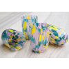 4260 5 big confetti tumbler rosa yellow tyrkys set of 6