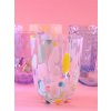 4263 5 big confetti tumbler rosa yellow tyrkys blue green set of 6