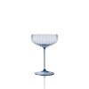 4716 lyon champagne saucer blue smoke set of 2
