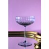 4716 4 lyon champagne saucer blue smoke set of 2