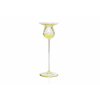 5181 2 tulipan candle holder 20 cm citron
