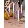 5181 3 tulipan candle holder 20 cm citron