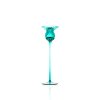 5196 1 tulipan candle holder 25 cm turquoise
