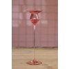5202 1 tulipan candle holder 25 cm rosa