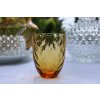 5232 1 wave tumbler amber set of 6