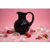 5340 2 black hobnail large jug 2l