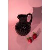 5340 3 black hobnail large jug 2l