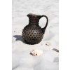 5358 1 black smoke hobnail large jug 2l