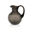 5358 black smoke hobnail large jug 2l