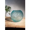 5562 3 underlay aquamarine hobnail round vase