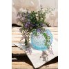 5577 1 underlay azure hobnail round vase