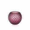5640 violet hobnail round vase