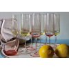 5754 4 ripple aperitive glass citron set of 2