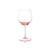 6258 1 shadows red wine glass in suede pink set of 2