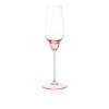 6270 1 shadows champagne glass in suede pink set of 2
